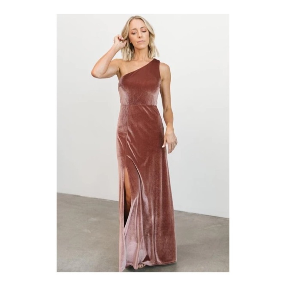 NWT Baltic Born Rose Velvet Bridesmaids Dress